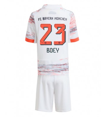 Bayern Munich Sacha Boey #23 Bortaställ Barn 2025-26 Kortärmad (+ Korta byxor) Bayern Munich Sacha Boey #23 Bortaställ Barn 2025-26 Kortärmad (+ Korta byxor)